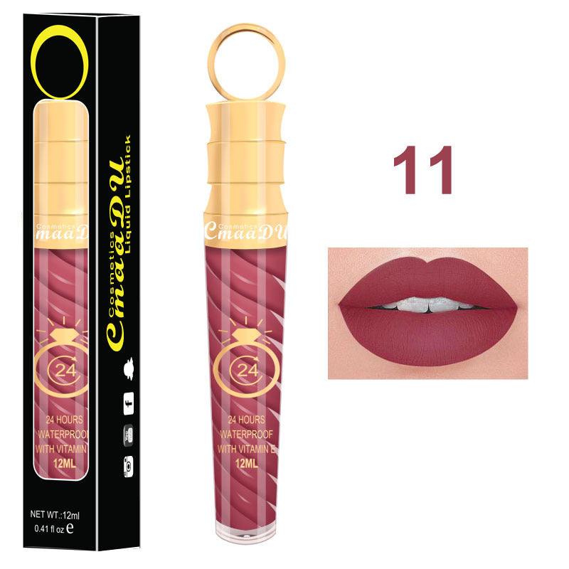 12ML Long-Lasting Matte Lip Gloss