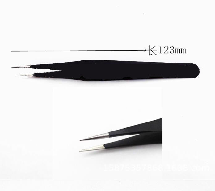 Stainless steel 10 Piece canvas bag tweezers Kit