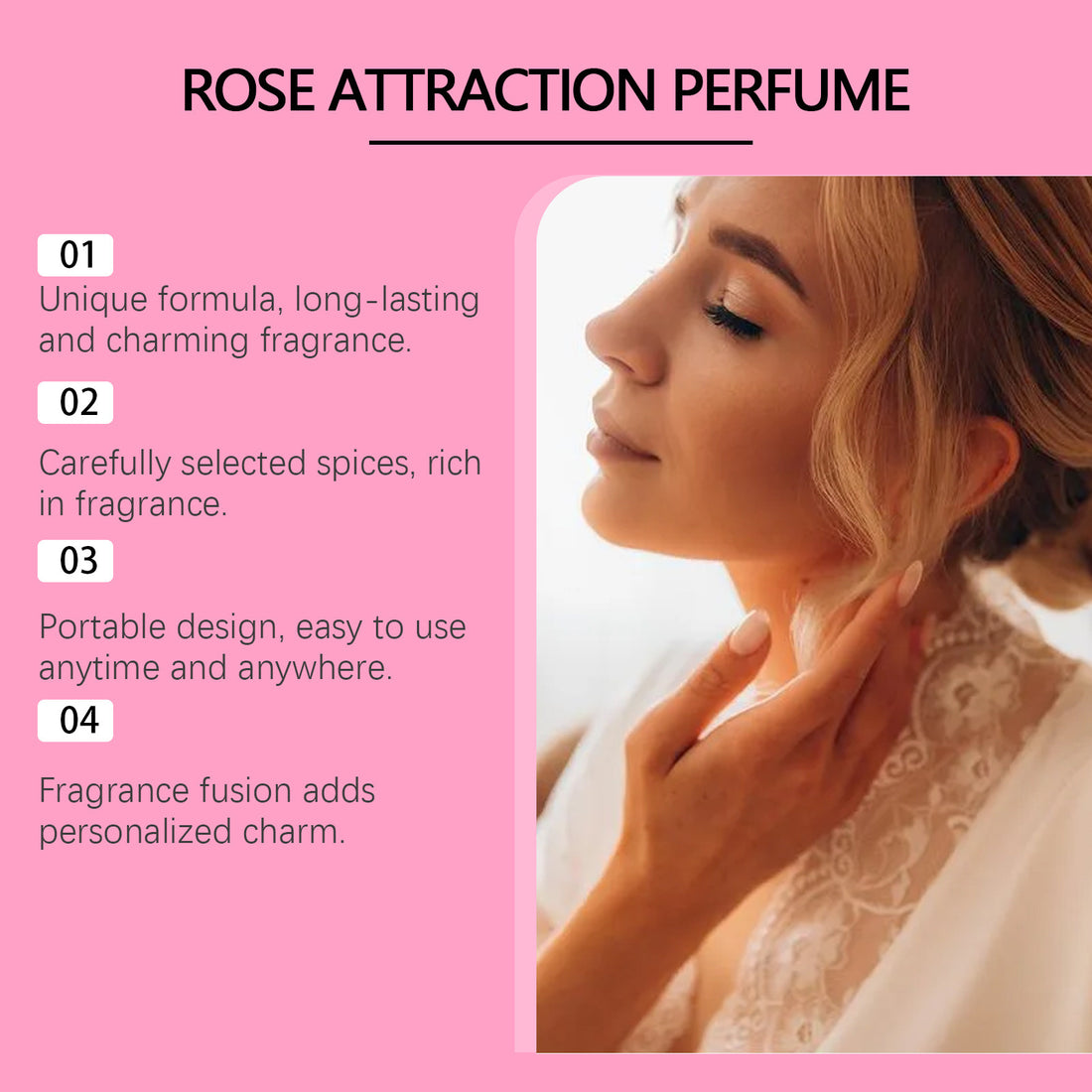 Rose Whisper: Natural Portable Perfume