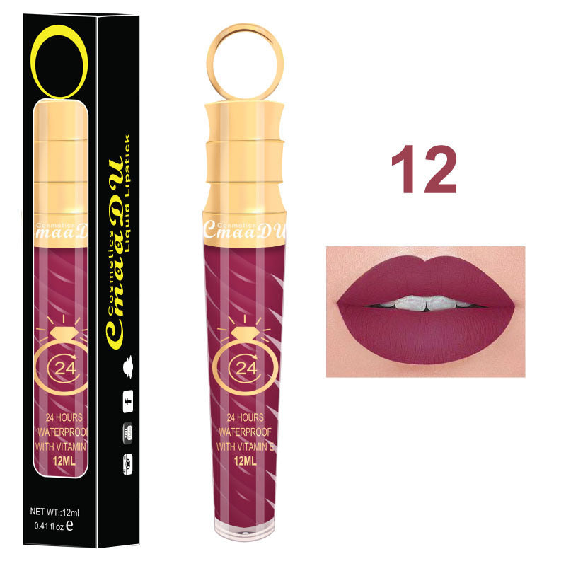 12ML Long-Lasting Matte Lip Gloss