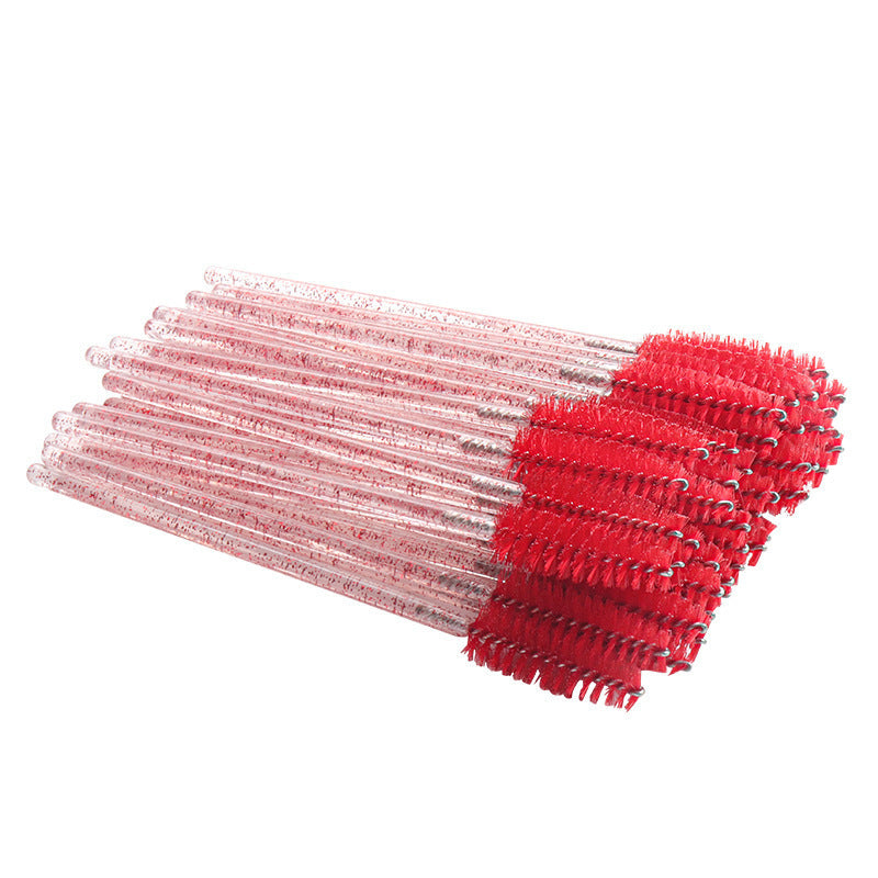 Disposable Cosmetic Mascara Brush with Barrel