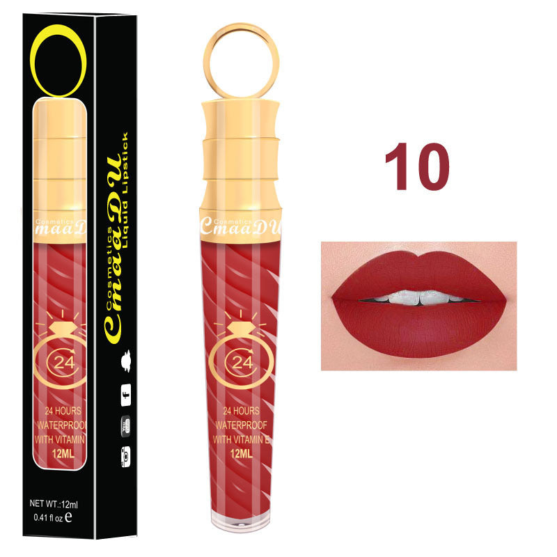 12ML Long-Lasting Matte Lip Gloss