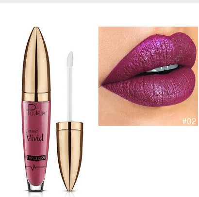 Pudaier matte pearlescent non-stick cup diamond lip gloss