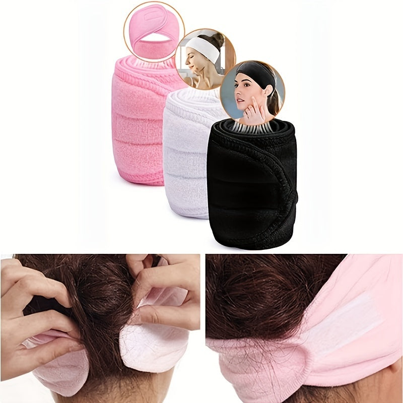 Women's Adjustable Hairband - Soft Non-Slip Polyester Headscarf,