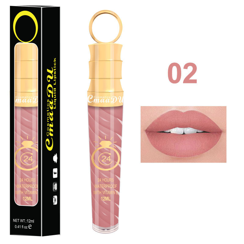 12ML Long-Lasting Matte Lip Gloss