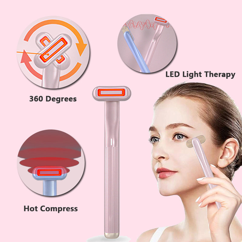 360° LED Face & Eye Massager with Heat