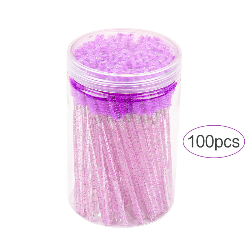 Disposable Cosmetic Mascara Brush with Barrel