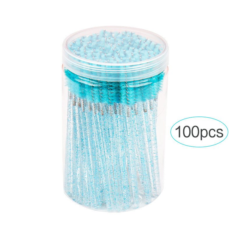 Disposable Cosmetic Mascara Brush with Barrel