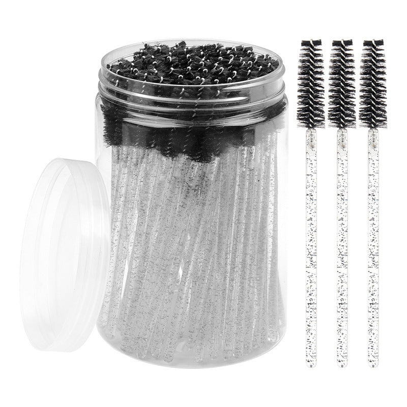 Disposable Cosmetic Mascara Brush with Barrel